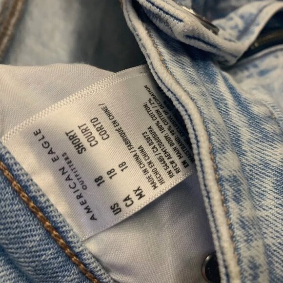 **American Eagle** Plus Size **Light Wash‎ Curvy High Rise Jeans Size 18 Stretch - Picture 5 of 7